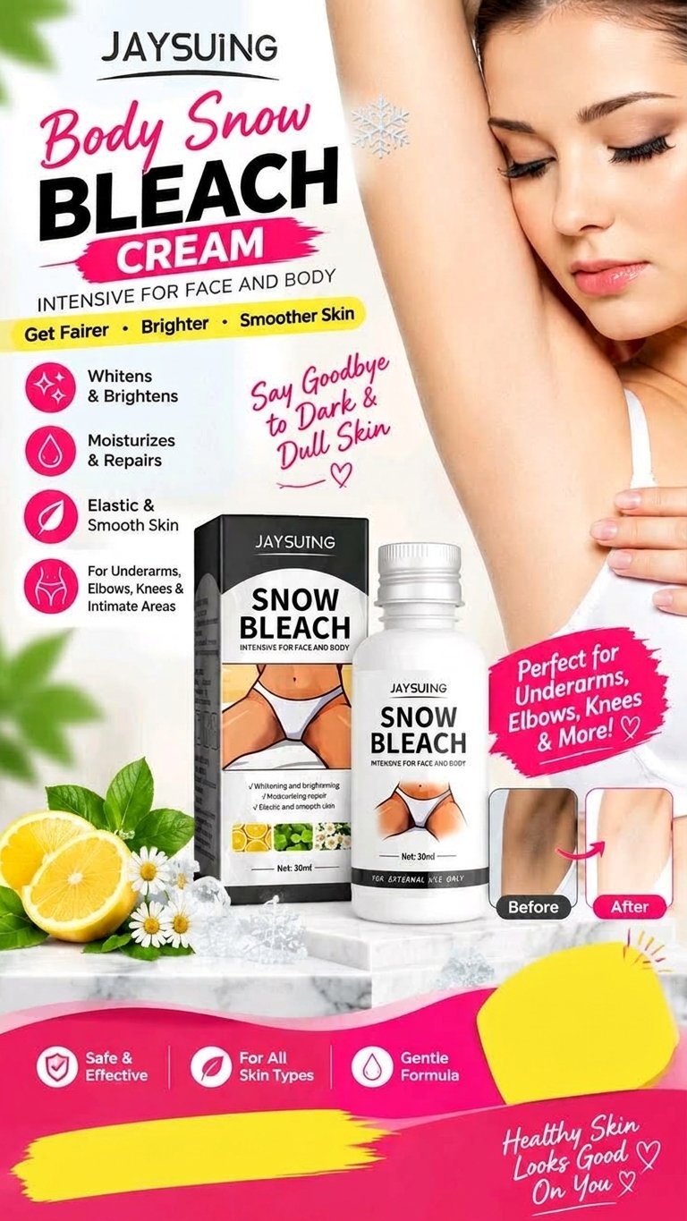 Snow Bleach Whitening Cream.