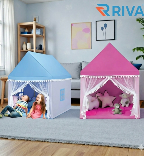 Portable Castle Tent House for Kids Indoor and Outdoor play- 3-13 Year Old Kids Girls and Boys